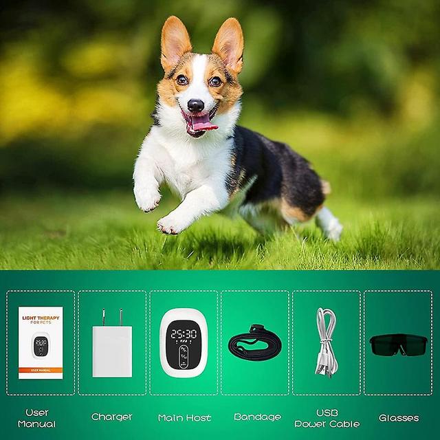 Beculerty Kts Cold Laser Therapy Pet Device Animal Pain Relief Muscle Joint Pain Arthritis Heal Wounds Clear Skin Infections For Dogs Cats White UK... on Productcaster.