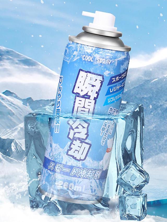 260ML Cooling spray sports heat prevention indoor car cooling agent 150g on Productcaster.