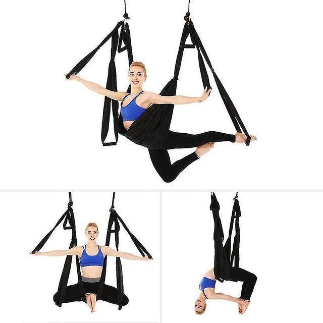 Arez Aktiv Silk Aerial Yoga Swing Set & Hammock Kit, för förbättrade yogainversioner, flexibilitet, kärnstyrka och Ryggsmärtlindring - Sensorisk gu... on Productcaster.