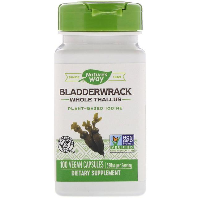 Nature's Way, Bladderwrack, 580 mg, 100 Vegan Capsules on Productcaster.