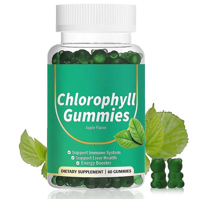 60ct Chlorophyll Gummies For Women And Men, High Absorption Chlorophyll Extract Potassium Supplement, Supports Energy, Immune, Skin And Digestion, ... on Productcaster.