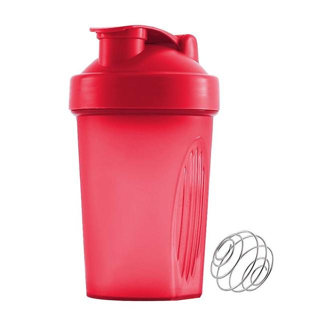 400 Ml Sports Fitness Gym Whey Protein Powder Mixing Bottle red on Productcaster.