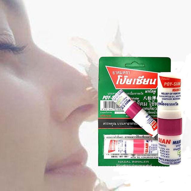 Coscelia Thailand Nose Inhaler Refreshing Anti Fatigue Tube Nose Cold Cooling Herbal Ointment Rhinitis Mint Cream on Productcaster.