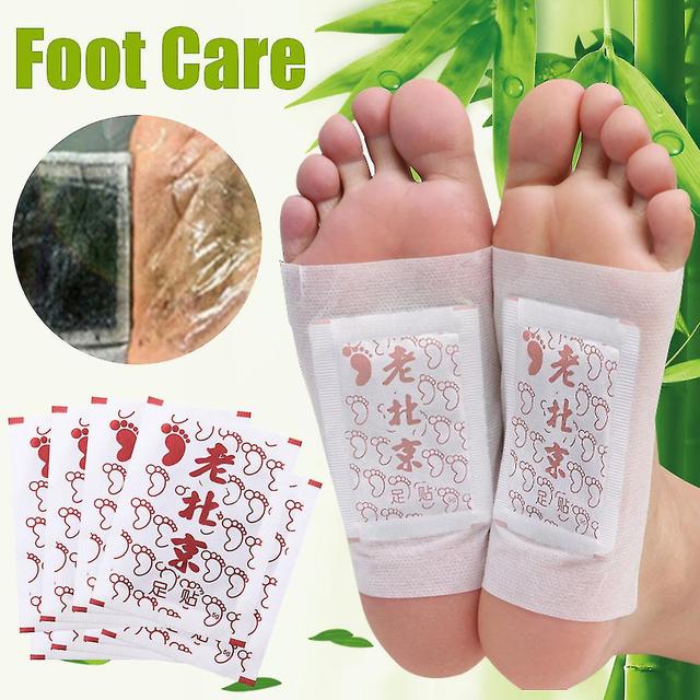 Foot Pads Klæbemidler Natural Plant Toksin Fjernelse Detox Tabe Vægt Patches on Productcaster.