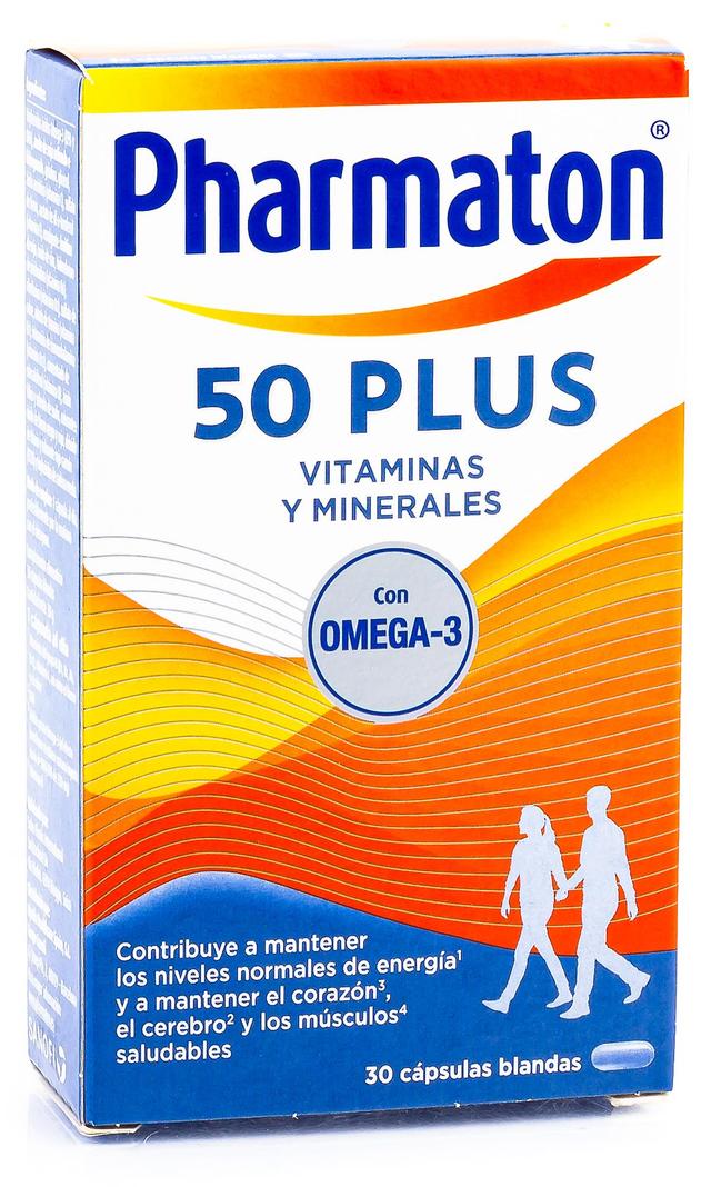 Pharmaton vitamíny a minerály 50 Plus 30 kapsule on Productcaster.