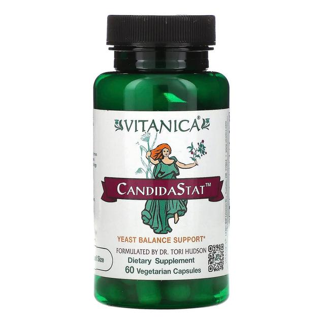 Vitanica, CandidaStat, Yeast Balance Support, 60 Vegetarian Capsules on Productcaster.