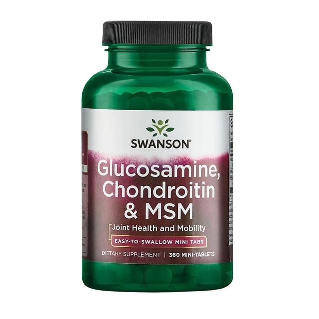 Swanson Glucosamine, Chondroitin & MSM 360 Mini-Tablets on Productcaster.