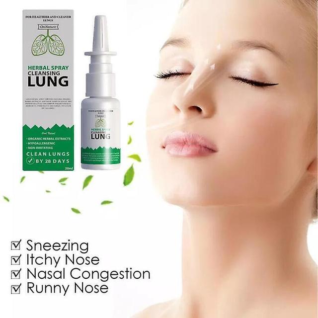 2023 New Onnature Organic Herbal Lung Cleanse & Repair Nasal Spray Pro (free Shipping) 1PCS on Productcaster.