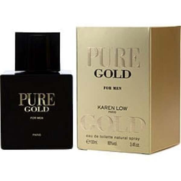 KAREN LOW PURE GOLD av Karen Low EDT SPRAY 3.4 OZ For menn on Productcaster.