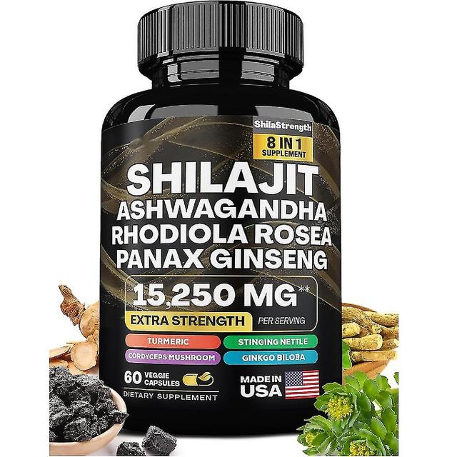 Kapsuly Shilajit, Shilajit Pure Himalayan 15250MG Účinnosť Organické kapsuly Shilajit s fulvovou kyselinou a stopovými minerálmi pre energiu a podp... on Productcaster.