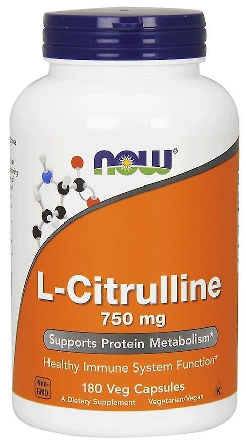 Now Foods L-Citrulline 750 mg 180 Vegetable Capsules on Productcaster.