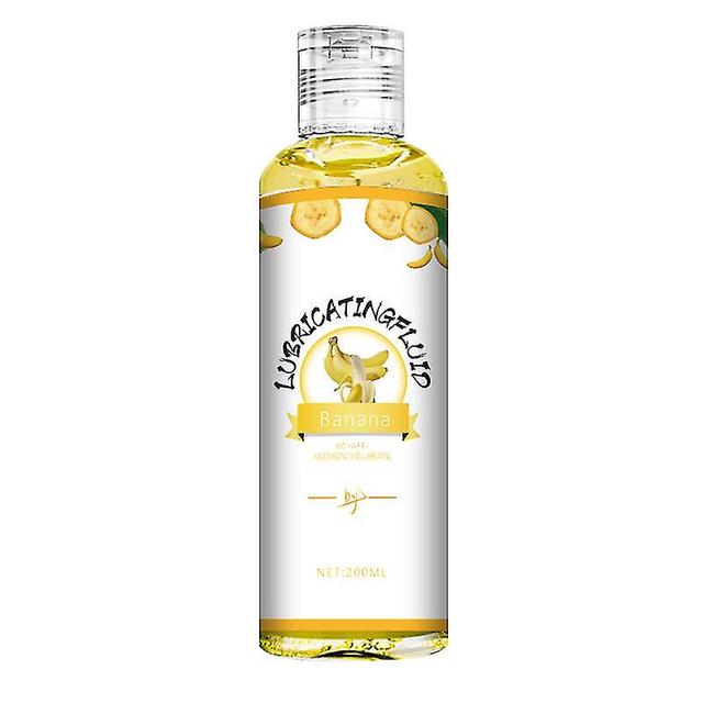 200ml Fruit Gearomatiseerde Menselijke Smeermiddel Draagbare In water oplosbare Smeerolie Hydraterende Vaginale, hw Banana Flavor on Productcaster.