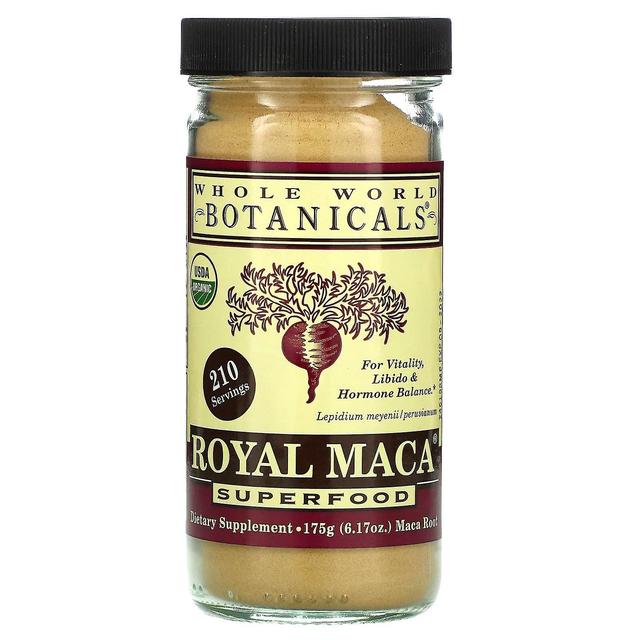 Whole World Botanicals Botânicos do Mundo Inteiro, Royal Maca, Superfood, 6.17 oz (175 g) on Productcaster.