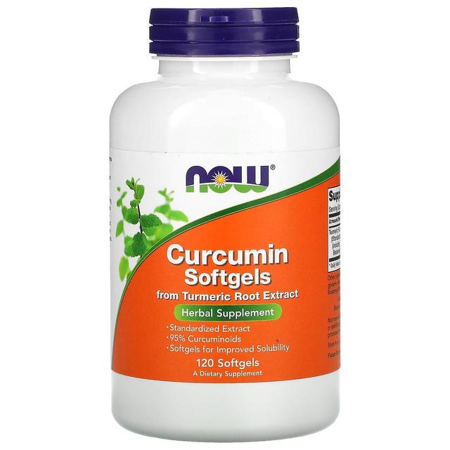 NOW Foods NOW Alimentos, Cápsulas Gelatinosas de Curcumina, 120 Cápsulas Gelatinosas on Productcaster.