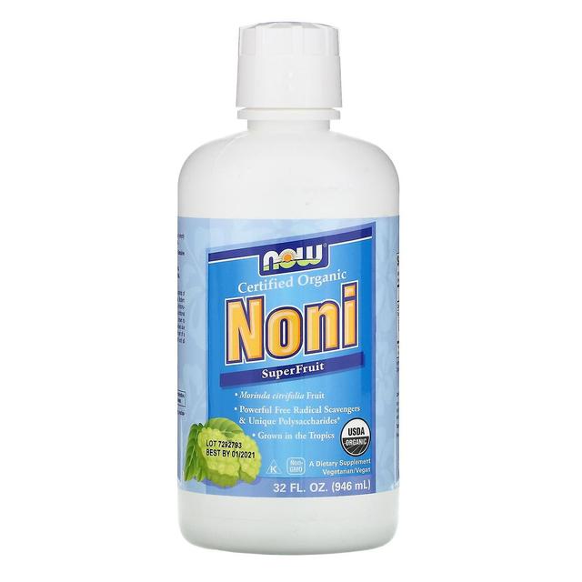 NOW Foods NU Livsmedel, Certifierad Ekologisk, Noni, SuperFruit, 32 fl oz (946 ml) on Productcaster.