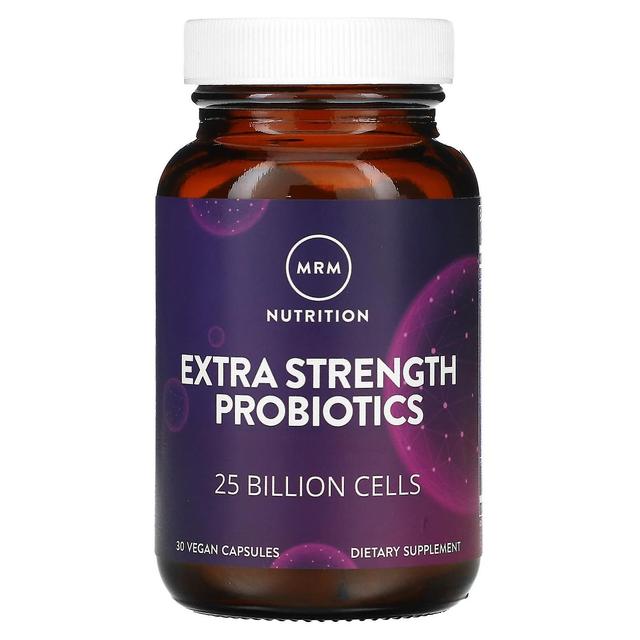 MRM Nutrition, Extra Strength Probiotics, 25 Billion Cells, 30 Vegan Capsules on Productcaster.