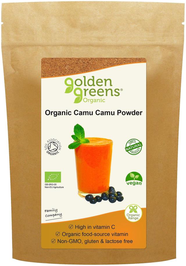 Golden Greens (Greens Organic) Kultaiset vihreät (vihreät luomu) luomu camu camu jauhe 40g on Productcaster.