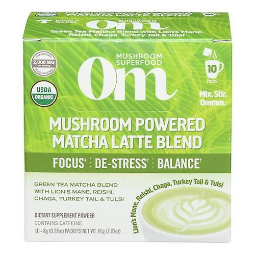 Om Mushrooms Mushroom Powder Matcha Latte Blend, 2.8 Oz (Pack of 1) on Productcaster.