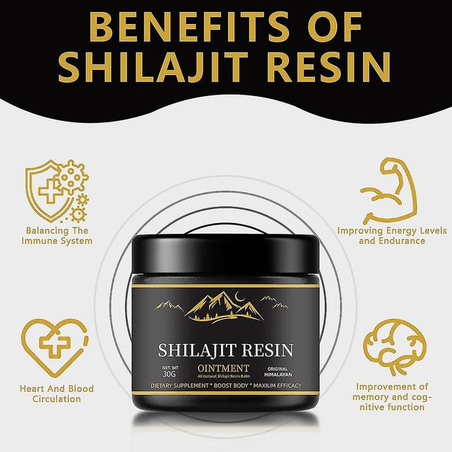 Himalaya Shilajit harpiks, 100% ren Himalaya Shilajit, Shilajit Supplement, Trace Minerals Complex For Energi, Styrke & Immunitet 1stk. on Productcaster.