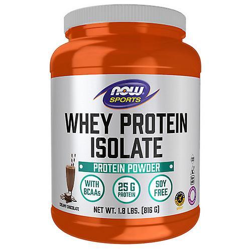 Now Foods Whey Protein Isolate, cioccolato olandese, 1,8 libbre (confezione da 3) on Productcaster.