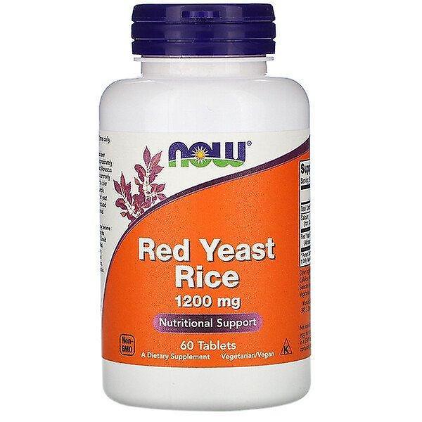 Now Foods, Red Yeast Rice, 1200 mg, 60 Tablets on Productcaster.