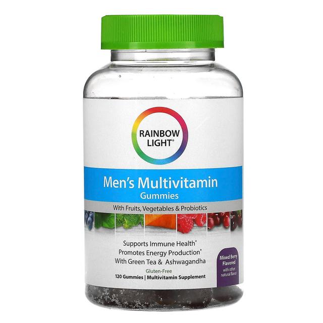 Rainbow Light, Multivitamin til mænd, Blandet bær, 120 vingummier on Productcaster.