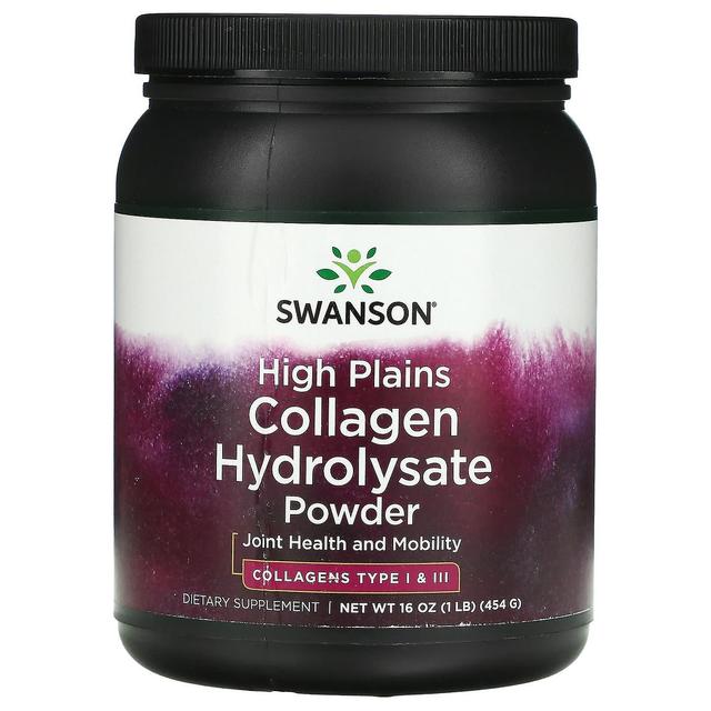 Swanson, High Plains Collagen Hydrolysate Powder, 16 oz (454 g) on Productcaster.