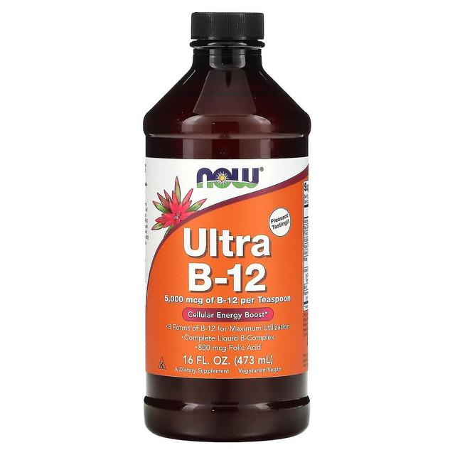 NOW Foods, Ultra B-12, 5,000 mcg, 16 fl oz (473 ml) on Productcaster.