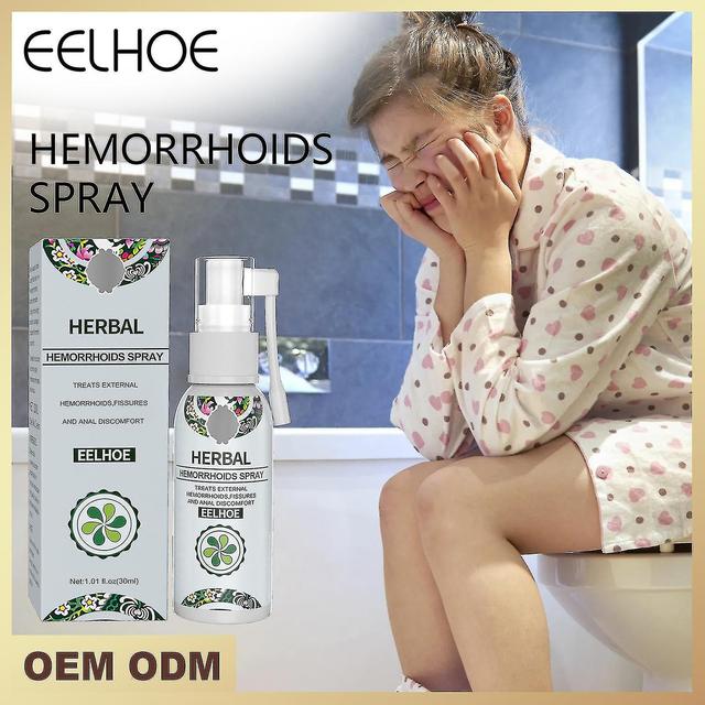 Syhsj New 2023 Medical Natural Herbal Hemorrhoids Spray Relieve Hemorrhoid Pain Anal Bleeding Powerful Hemorrhoids Treatment Linghai on Productcaster.