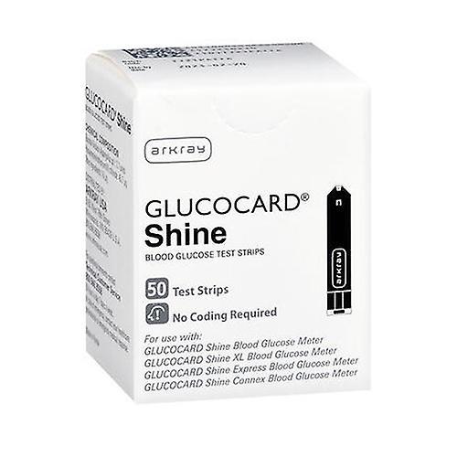 Glucocard Glucorcard Shine Test Strips, 50 Each (Pack of 1) on Productcaster.