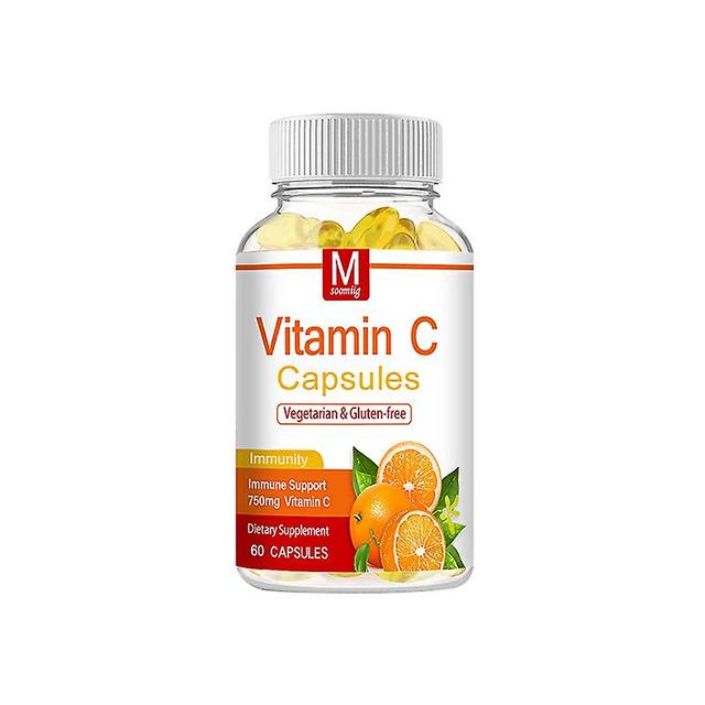 Visgaler Vitamin C, Improves Immunity, Effectively Resists Oxidation And Whitens Skin Free Shipping 60capsule-A bottle on Productcaster.