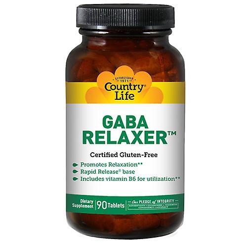 Country Life Relaxer with GABA + B-6 RR, 90 Tabs (Pack of 6) on Productcaster.