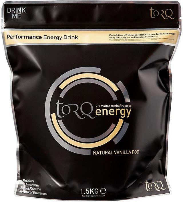 Torq Energiajuoma 1,5kg Hiilihydraatit Luonnolliset virkistävät maut Nesteytyslisä Vanila Pod on Productcaster.