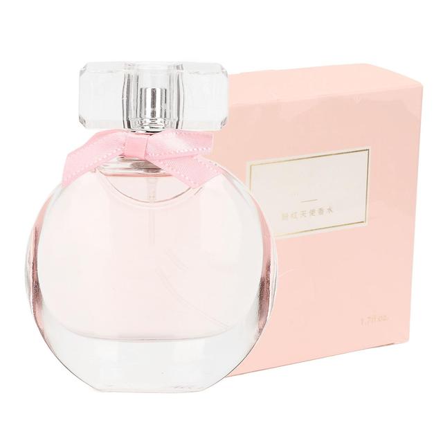 2024 novo, 50ml luz perfume flor frutado elegante frasco transparente doce de longa duração mulheres perfume para senhora on Productcaster.