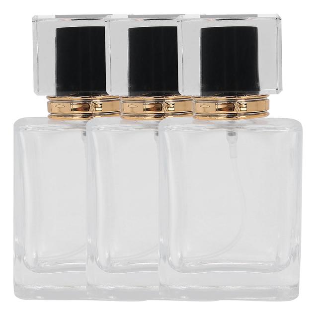 Refillable Perfume Bottle 50ml - Transparent Glass Spray Atomizer Container on Productcaster.