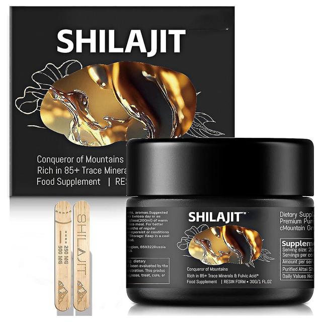 Pure 100% Himalayan Shilajit, Soft Shilajit Resin Supplement, Extremely Potent, Fulvic Acid Himalayan Shilajit Resin Supplements 3pcs on Productcaster.