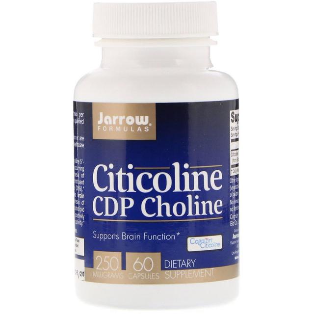 Jarrow Formulas Formule Jarrow, Citicoline, Colina CDP, 250 mg, 60 Capsule on Productcaster.