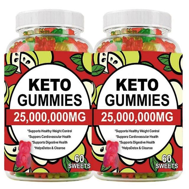 2x Keton-Schlankheitsgummis Apfelessig Keto-Bär reduzieren Angst und Stress on Productcaster.