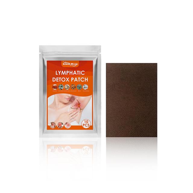 10pcs Lymphatic Detox Patch Natural Herbal Detoxification Patch To Promote Blood Circulation Dredge Cervical Retroauricular Lymph Nodes on Productcaster.