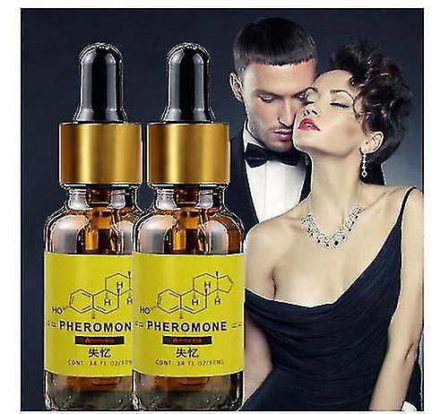 20ml feromon for mannen å tiltrekke kvinner Androstenone feromon Parfyme seksuelt stimulerende olje duft voksne sexy parfyme 2 stk gul on Productcaster.