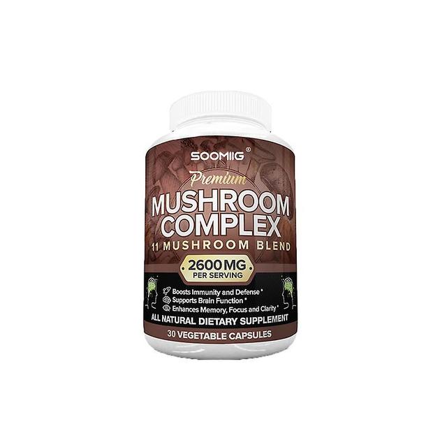 Vorallme Soomiig Mushroom Supplements- Promote Brain Development,supports Enhances Focus,spirit,healthy Brain Function 30 count-1 bottle on Productcaster.