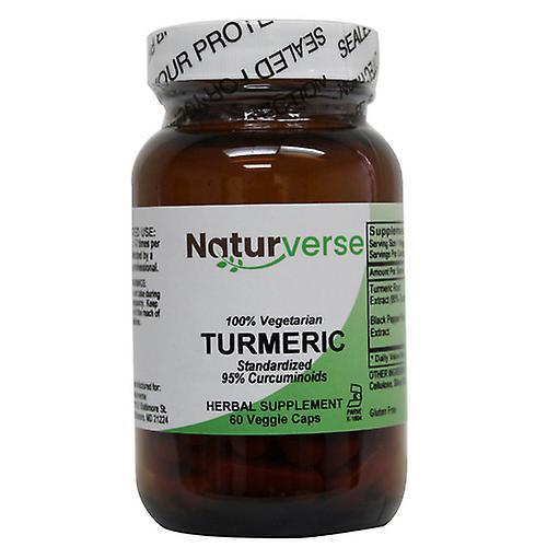 Naturverse Turmeric Powder Capsules Standardized, 60 VegCaps on Productcaster.