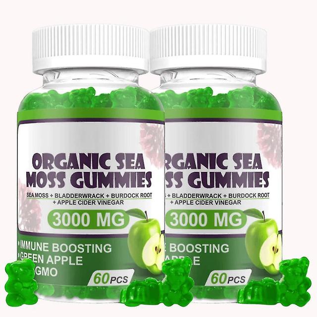 Seaweed Gummies - Jamaican Nori, Nori, Burdock Root And Apple Cider Vinegar - 60ct 2PCS on Productcaster.