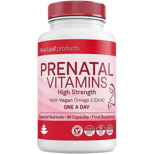 New Leaf Prenatal supplements pregnancy vitamins with vegan dha - full trimester supply on Productcaster.