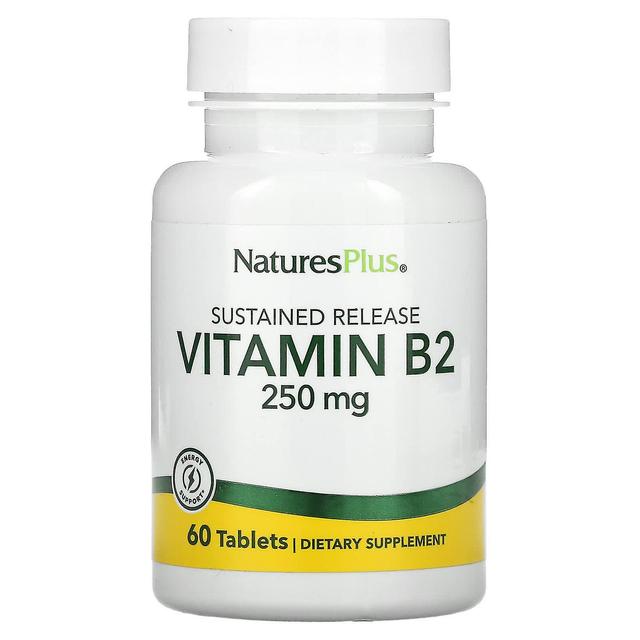 Nature's Plus NaturesPlus, B2-vitamiini, 250 mg, 60 tablettia on Productcaster.