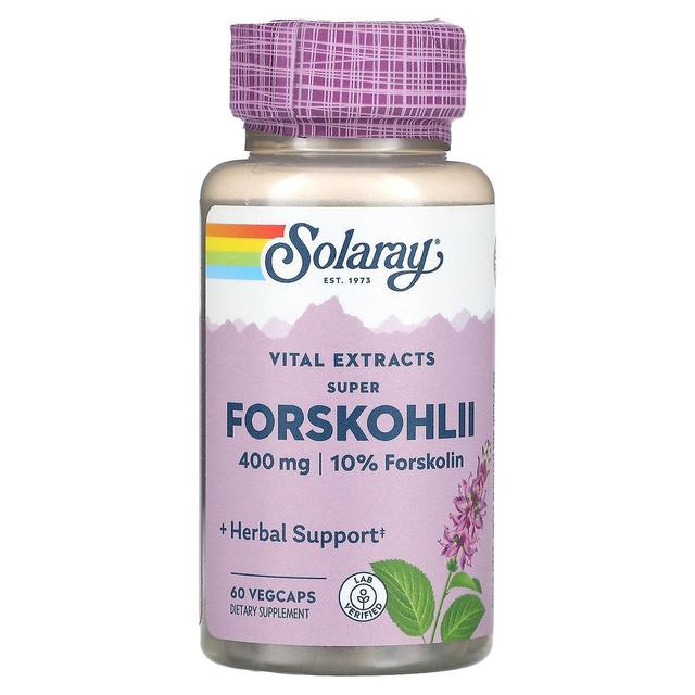 Solaray, Super Forskohlii Root Extract, 400 mg, 60 VegCaps on Productcaster.