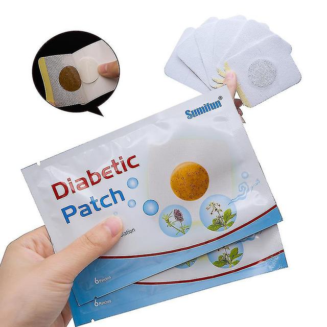 Youlaicai 30pcs/5bags New Diabetic Patch Stabilizes Balance Blood Sugar Level Glucose Natural Herbs Diabetes Chinese Medical Plaster on Productcaster.