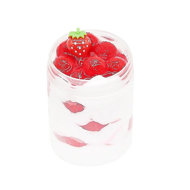 Koolmei Blue 60/120ml Fruit Ice Cream Slime Reliever Sludge Kids Toy Strawberry on Productcaster.