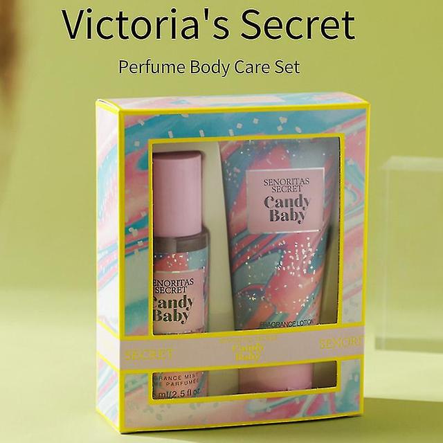 Moist Moisturizing Lasting Light Fragrance Victoria Victoria's Secret Body Milk Women's Perfume Set 150ml Beautiful And Healthy CAKE CONFETTI on Productcaster.