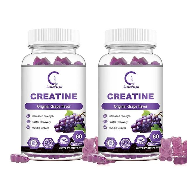 Sofirn GPGP Greenpeople Grape Flavor 400MG Creatine Increases Body Mass and Strength Athletic Gummies for Gym Men Women 120pcs on Productcaster.